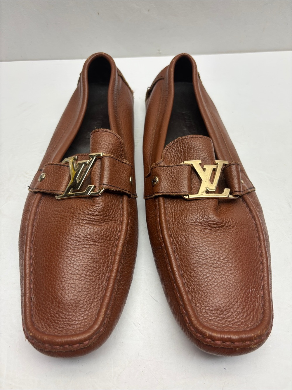 Brown Leather Loafers for men’s SZ 43, box 68
